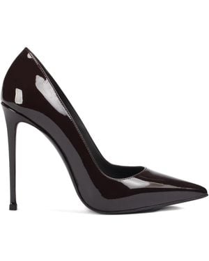 Le Silla 120Mm Eva Leather Pointed-Toe Court Shoes - Black