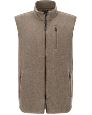 BOGGI Chaleco con cremallera - Marrón