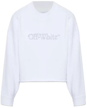 Off-White c/o Virgil Abloh Logo-Embellishment Jumper - White