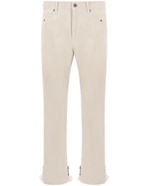 Undercover Pantaloni A Coste - Neutro