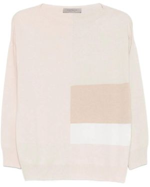 D.exterior Crew-Neck Sweatshirt - Natural