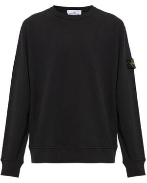 Stone Island Logo-Patch Jumper - Black
