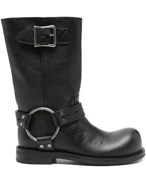 Martine Rose O-Ring Biker Boots - Black