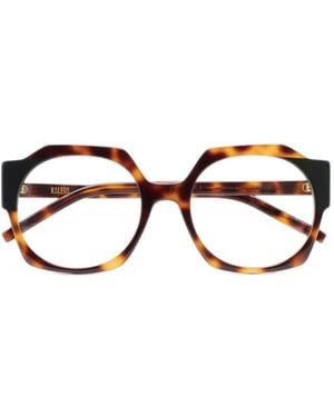 Kaleos Eyehunters Occhiali Mcmahon Geometrici - Marrone