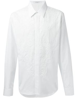 Givenchy Floral Macramé Shirt - White