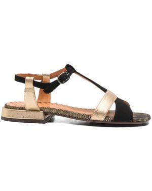 Chie Mihara T-Strap Sandals - Brown