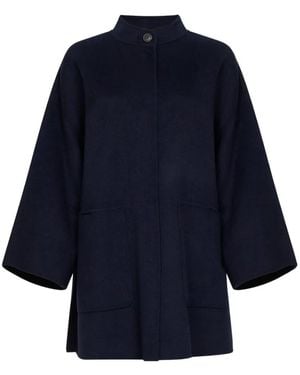 Weekend by Maxmara Abrigo Con Bolsillos De Parche - Azul