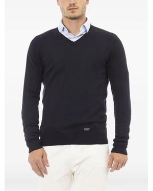 Baldinini Jersey Con Placa Del Logo - Azul