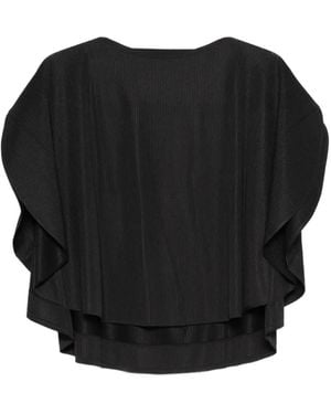 Pleats Please Issey Miyake Pleated Top - Black