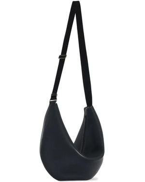 The Row Pochette En Cuir À Design Demi-Lune - Bleu