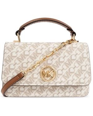 MICHAEL Michael Kors Small Delancey Empire Tote Bag - Metallic