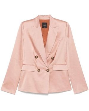 Pinko Cotton Blend Jackets - Pink