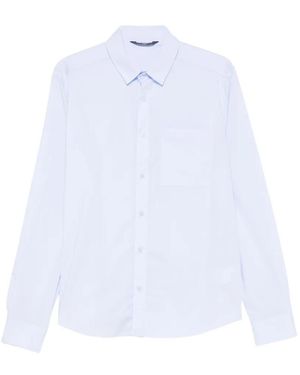 K-Way Darmi Chest-Pocket Long-Sleeve Shirt - White