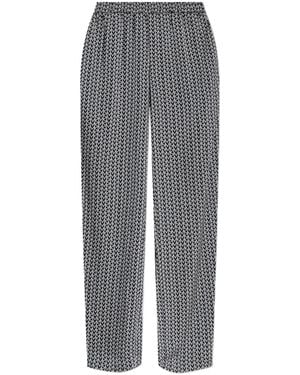 MICHAEL Michael Kors Chevron-Print Pants - Grey