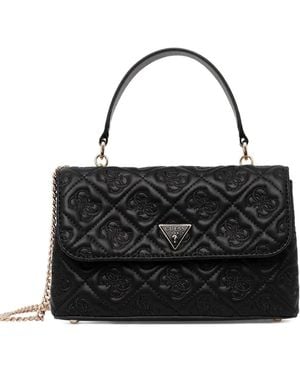 Guess Borsa A Spalla Trapuntata - Nero