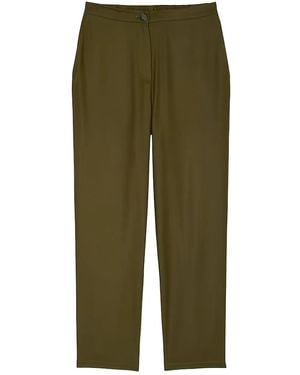 Marc O' Polo Tailored High-Waisted Pants - Green