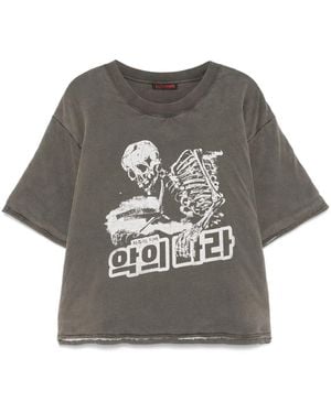 LỰU ĐẠN Wadded T-Shirt - Gray