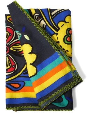 Carolina Herrera X Rianna + Nina Printed Scarf - Blue