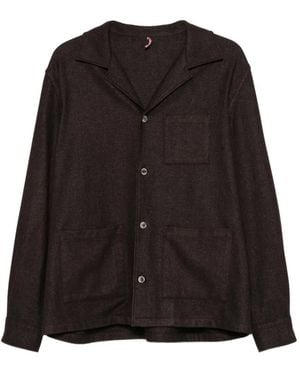 Biagio Santaniello Mirta Button-Fastening Jacket - Black