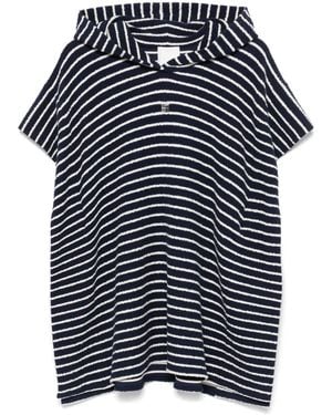 Givenchy Striped Poncho - Blue