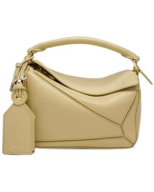 Loewe Mini Featherlight Puzzle Bag - Metallic