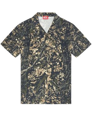 DIESEL S-lint シャツ - グリーン