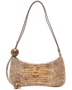Jacquemus Le Bisou Perle Shopper - Metallic