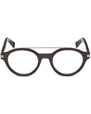 ZEGNA Occhiali Tondi - Nero