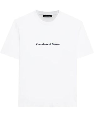 FREEDOM OF SPACE Short-Sleeve T-Shirt - White