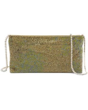 Benedetta Bruzziches La Petite crystal-embellished shoulder bag - Verde