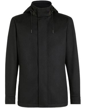 ZEGNA Elements Cima Oasi Cashmere Over Jacket - Black