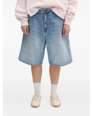 Carhartt Brandon Utility-Pocket Denim Shorts - Blue