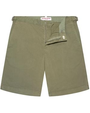 Orlebar Brown Dane Ii Stretch-Cotton Shorts - Green