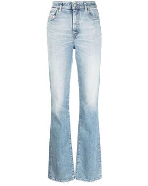 DIESEL High-Waisted Flared Jeans - Blue
