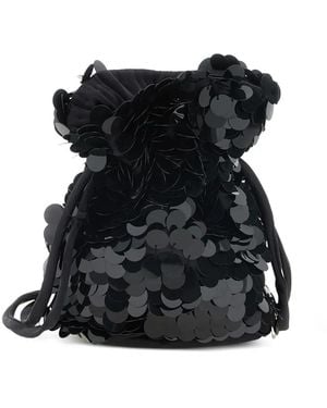 P.A.R.O.S.H. Gipsy Beuteltasche Mit Paillettenstickerei - Schwarz