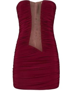 Nensi Dojaka Mini Dress - Red