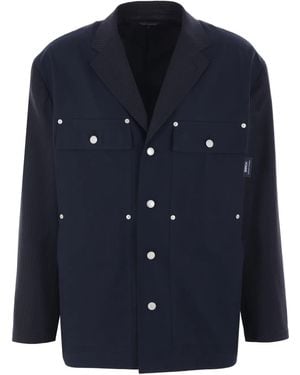 Comme des Garçons Patch Pocket Jacket - Blue