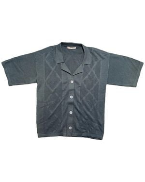 Kith Elena Hemd Mit Rautenmuster - Blau