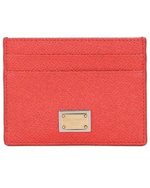 Dolce & Gabbana Card Holder - Red