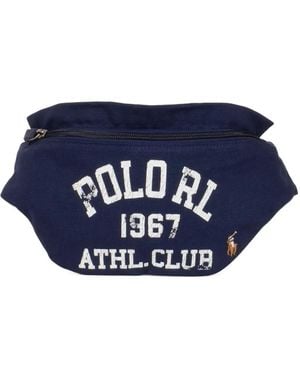 Polo Ralph Lauren Logo-Print Belt Bag - Blue