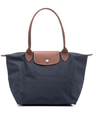 Longchamp Sac Cabas Le Pliage Médium - Bleu