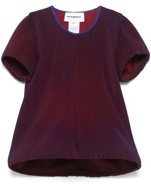 Melitta Baumeister Plissé Top - Purple