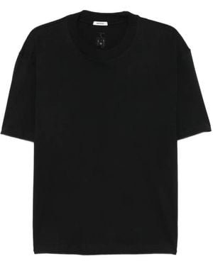 Imperial T-Shirt En Coton À Manches Courtes - Black