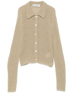 Our Legacy Cardigan En Maille Texturée - Neutre