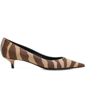 Jimmy Choo Amelia Zebra-Print Pumps - Natural