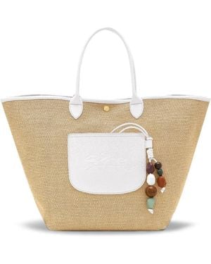 Longchamp ル プリアージュ ハンドバッグ M - ホワイト