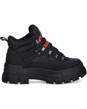 Buffalo Aspha Padded Lug Sole Boots - Black