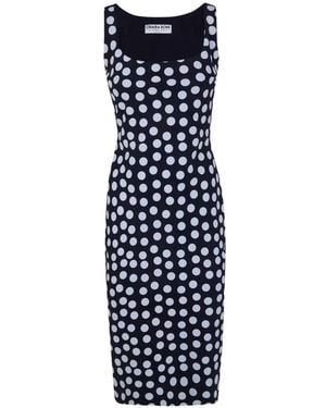 La Petite Robe Di Chiara Boni "Gilia" Print Jersey Dress - Blue