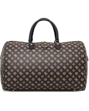 Guess Wilder 4G Peony-Logo Luggage - Black