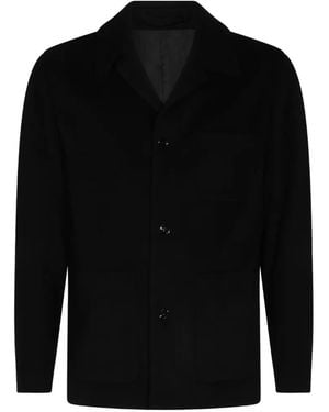 Lardini Chaqueta Con Bolsillo De Parche - Negro